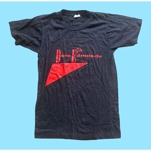 Vintage 1982 Dave Edmunds "7th" Tour T-shirt, Screen Stars, 50/50 blend small SM